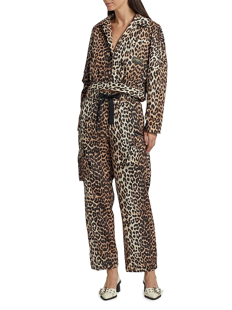 Duchesse Leopard Short Jacket
