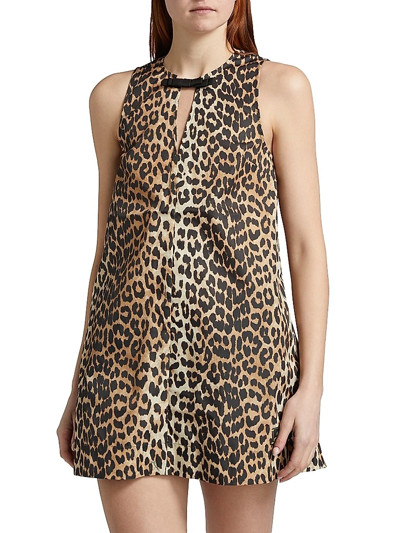 Duchesse Nylon Minidress