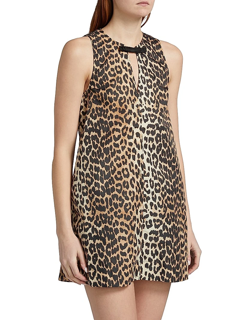 Duchesse Nylon Minidress