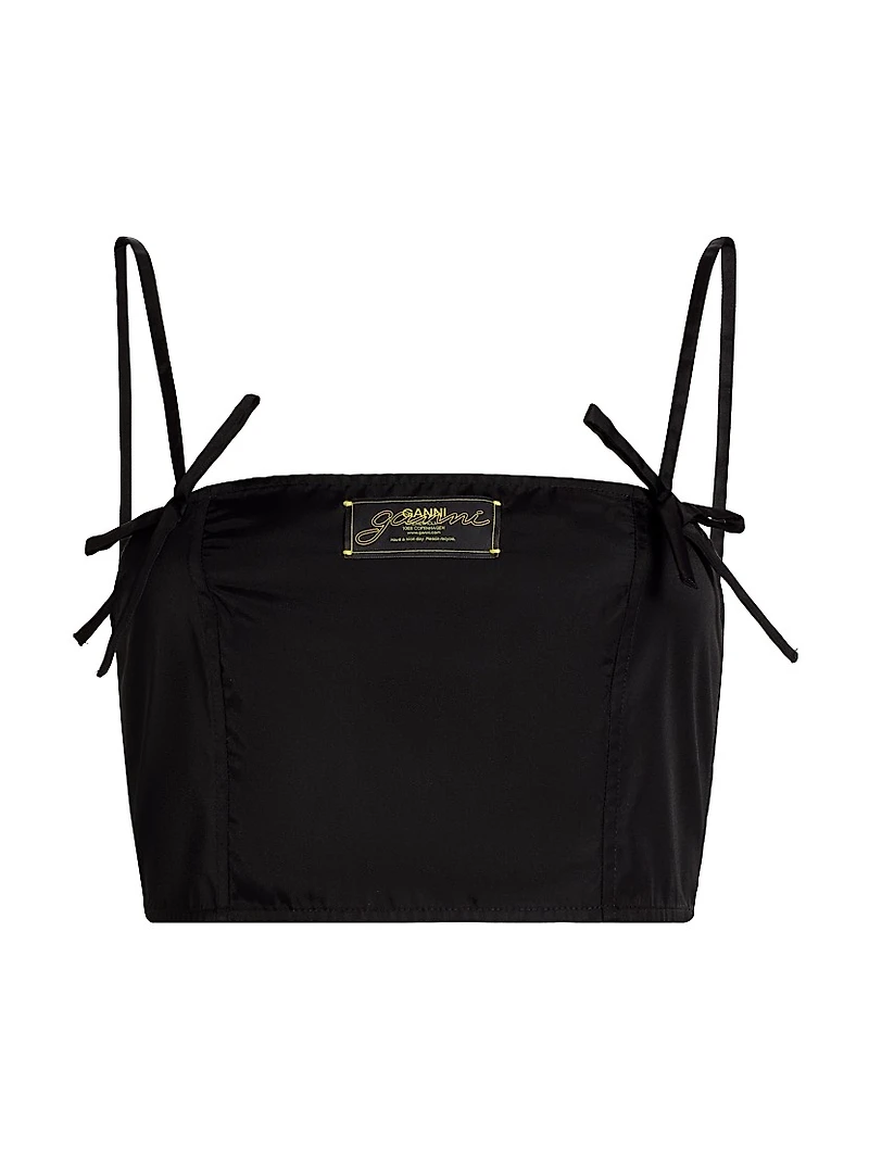 Duchesse Bow Crop Top