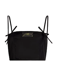 Duchesse Bow Crop Top