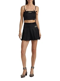 Duchesse Bow Crop Top
