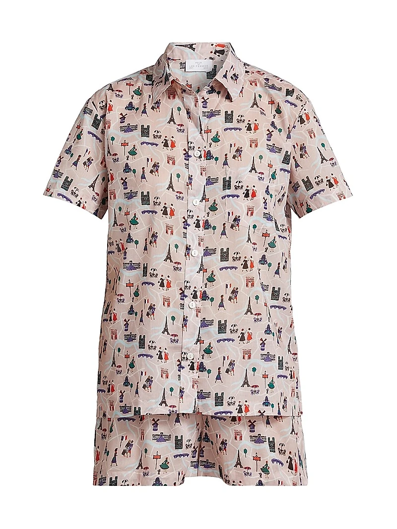 Paris Cotton Short Pajamas