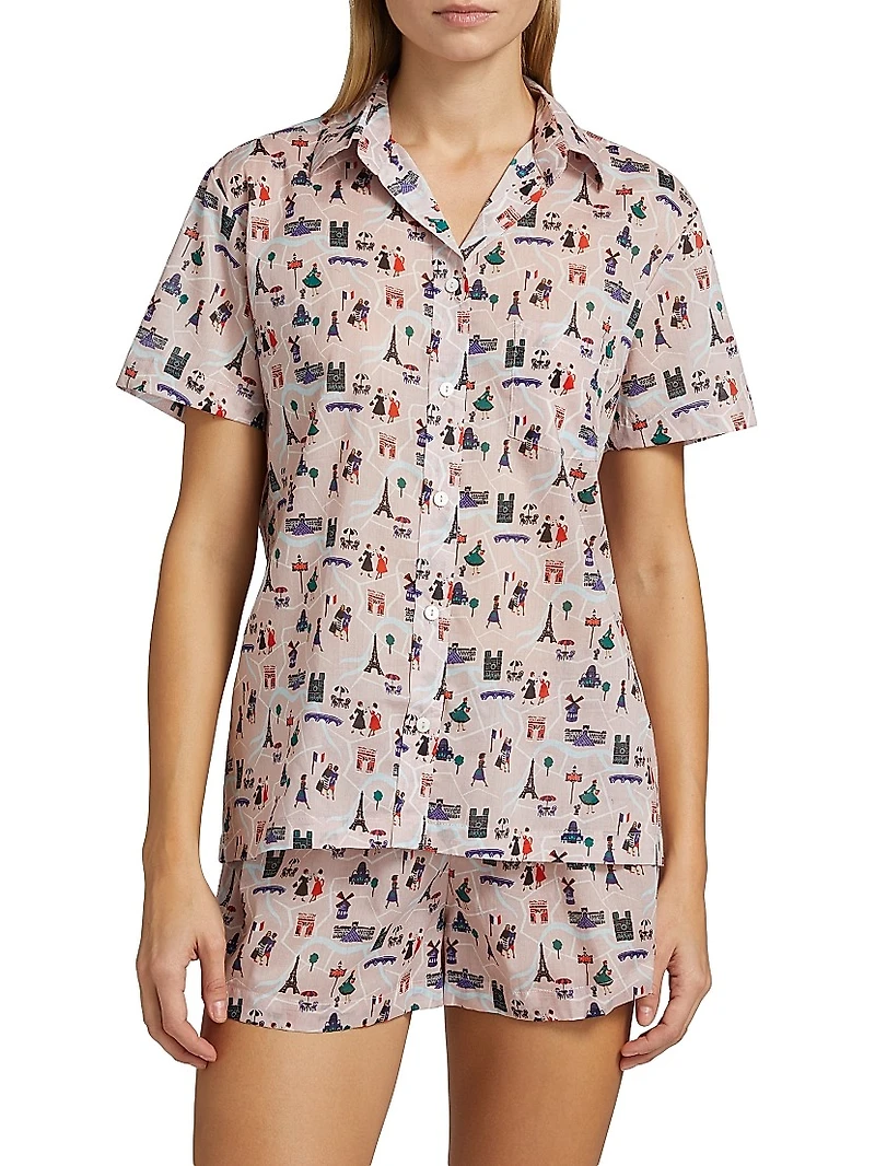 Paris Cotton Short Pajamas