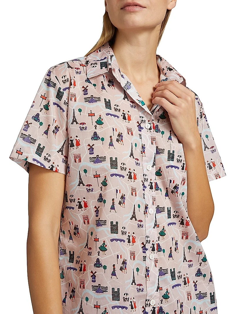 Paris Cotton Short Pajamas