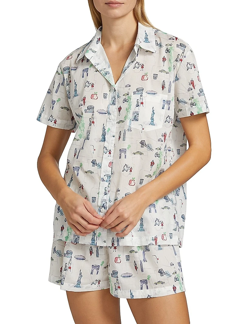 New York Cotton Short Pajama
