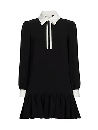 Cala Contrast-Trim Minidress