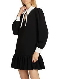 Cala Contrast-Trim Minidress