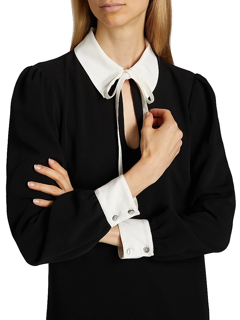 Cala Contrast-Trim Minidress