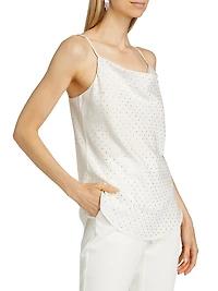 Marta Embellished Satin Camisole