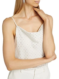 Marta Embellished Satin Camisole