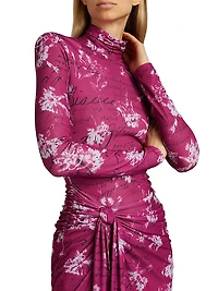 Warm Carnation Johnson Midi-Dress