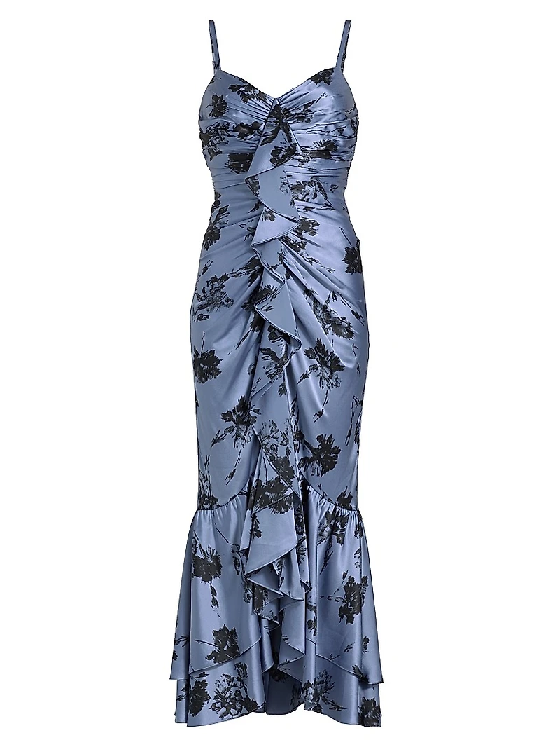 Cool Carnation Akemi Midi-Dress