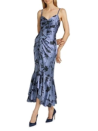 Cool Carnation Akemi Midi-Dress