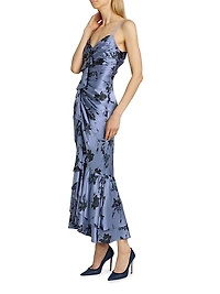 Cool Carnation Akemi Midi-Dress