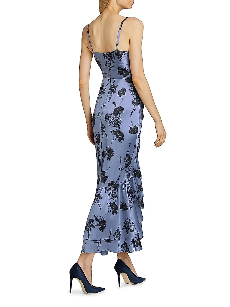 Cool Carnation Akemi Midi-Dress