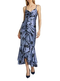 Cool Carnation Akemi Midi-Dress