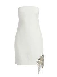 Sammy Embellished Fringe Bandeau Minidress