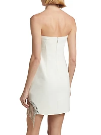 Sammy Embellished Fringe Bandeau Minidress