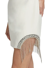 Sammy Embellished Fringe Bandeau Minidress
