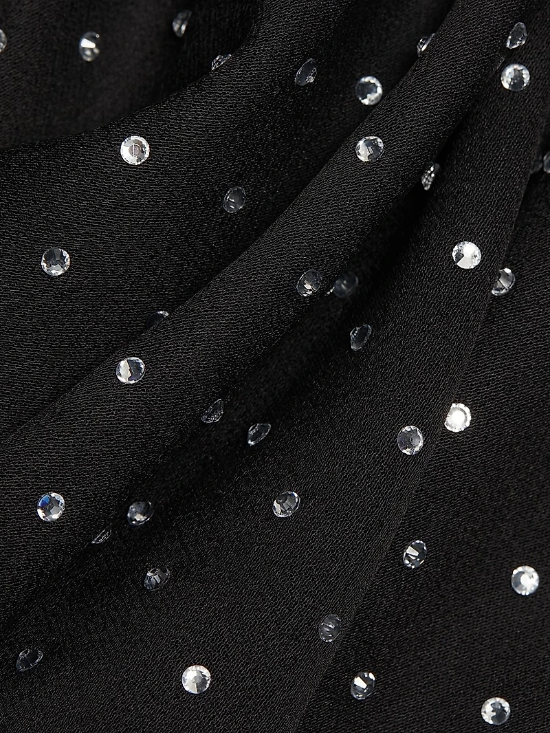 Irene Embellished Satin Top