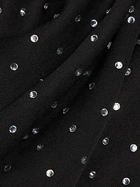 Irene Embellished Satin Top