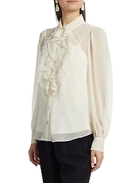 Rhonda Feather Ruffle Top
