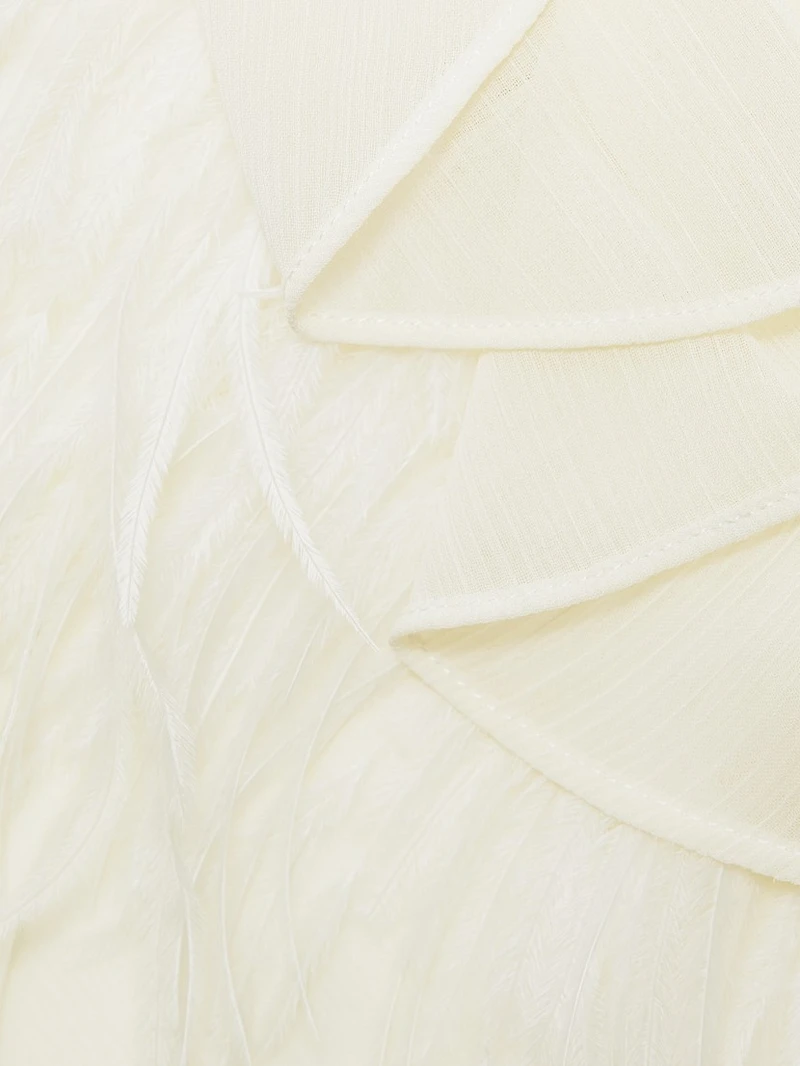 Rhonda Feather Ruffle Top