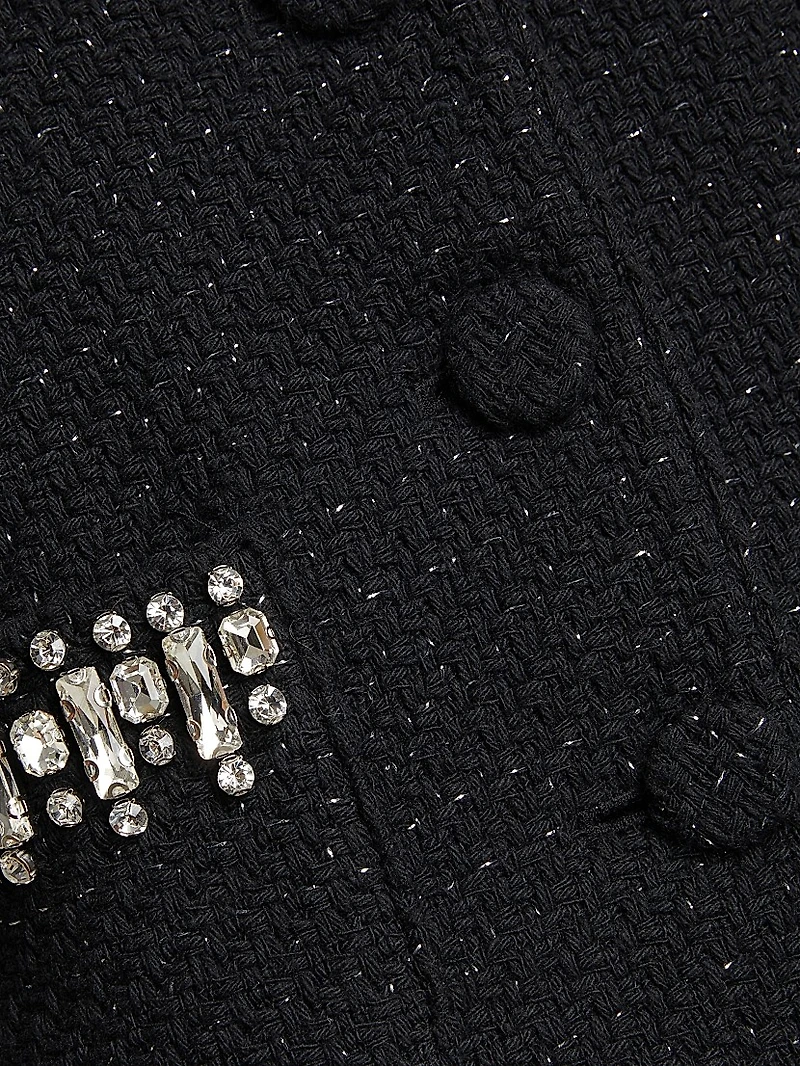 Randi Embellished Tweed Jacket