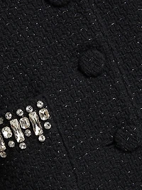 Randi Embellished Tweed Jacket