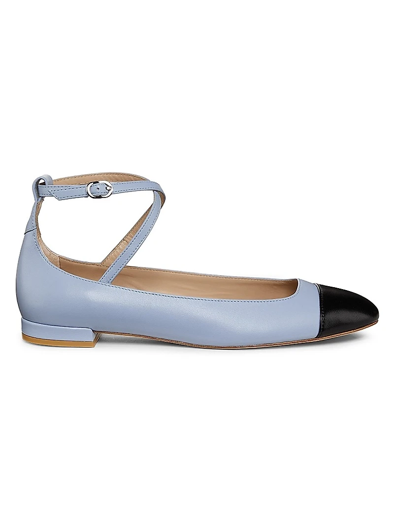 Eden Strap Leather Ballet Flats