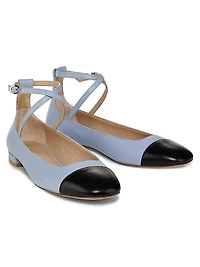 Eden Strap Leather Ballet Flats