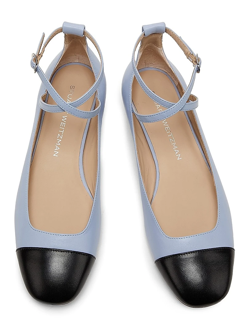 Eden Strap Leather Ballet Flats