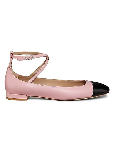 Eden Strap Leather Ballet Flats