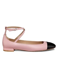 Eden Strap Leather Ballet Flats
