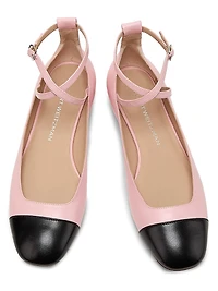Eden Strap Leather Ballet Flats