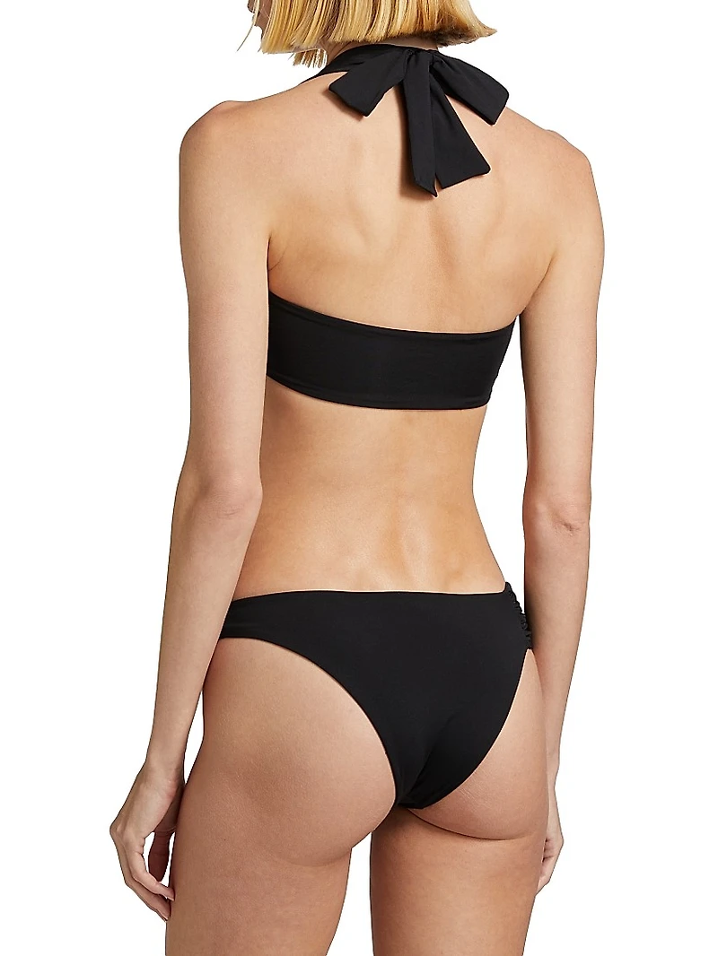 Thalassa Ruched Halter Bikini