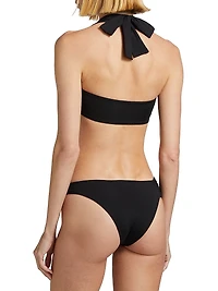 Thalassa Ruched Halter Bikini