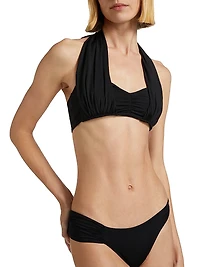 Thalassa Ruched Halter Bikini