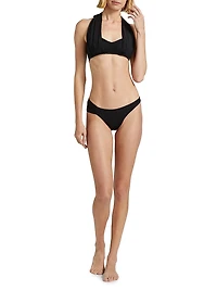 Thalassa Ruched Halter Bikini