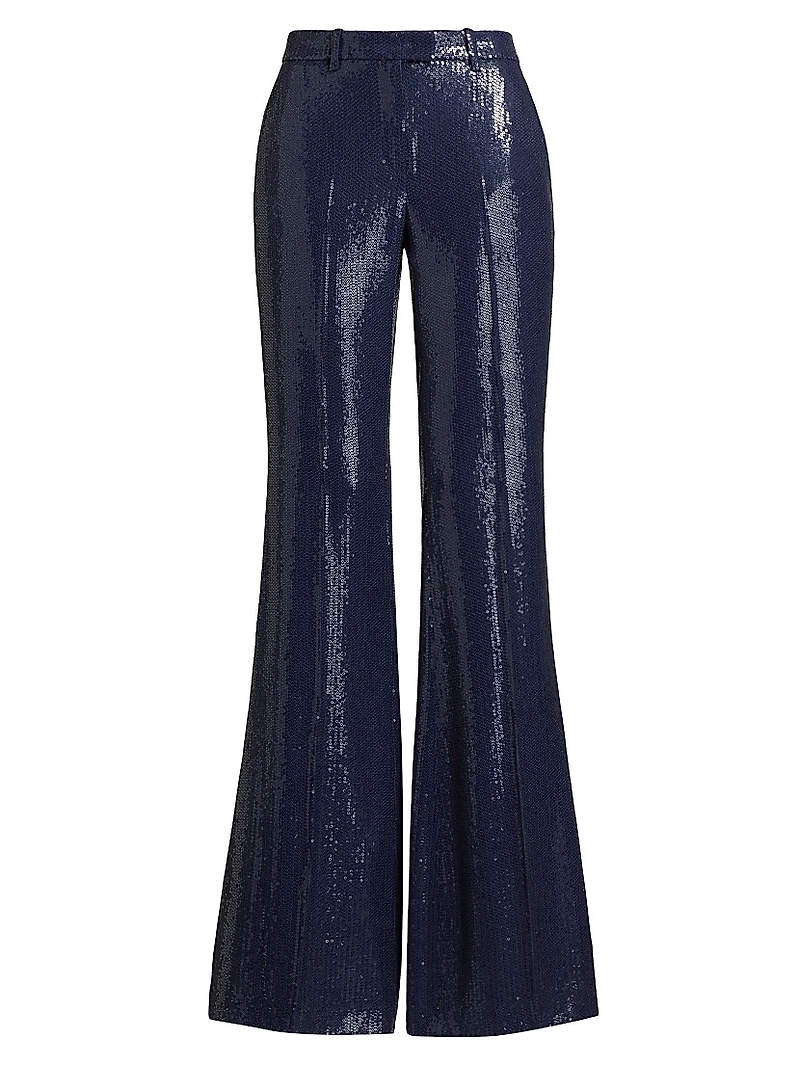 Haylee Sequined Flare Pants