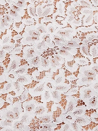 Floral Lace Miniskirt