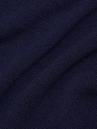 Varsity Cashmere V-Neck Sweater