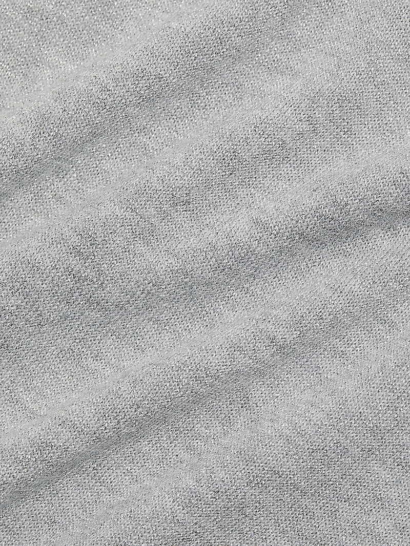 Metallic V-Neck Sweater