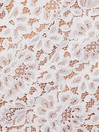 Lace Oversized Crewneck T-Shirt