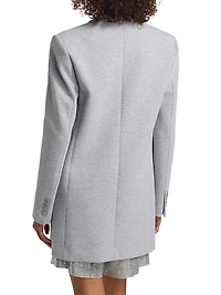 Cotton Jersey Boyfriend Blazer