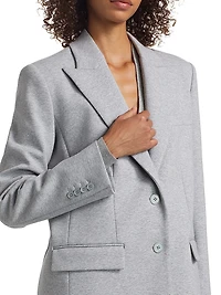 Cotton Jersey Boyfriend Blazer