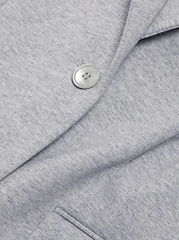 Cotton Jersey Boyfriend Blazer