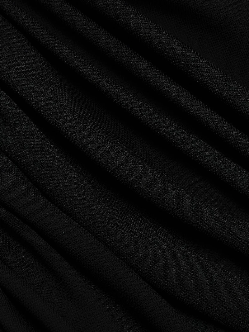 Ruched Matte Jersey Tank Gown