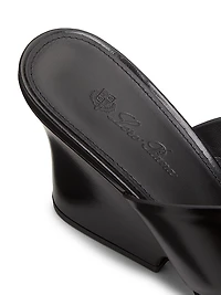 Vera 80MM Heeled Leather Mules